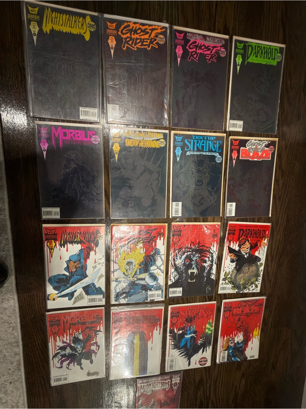 Marvel Seige of Darkness parts 1-17 comic book set 1993 Ghost Rider